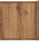 VidaXL Tv-wandmeubel 120x30x30 cm bewerkt hout artisanaal eikenkleurig