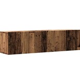 VidaXL Tv-wandmeubel 120x30x30 cm bewerkt hout oud houtkleurig