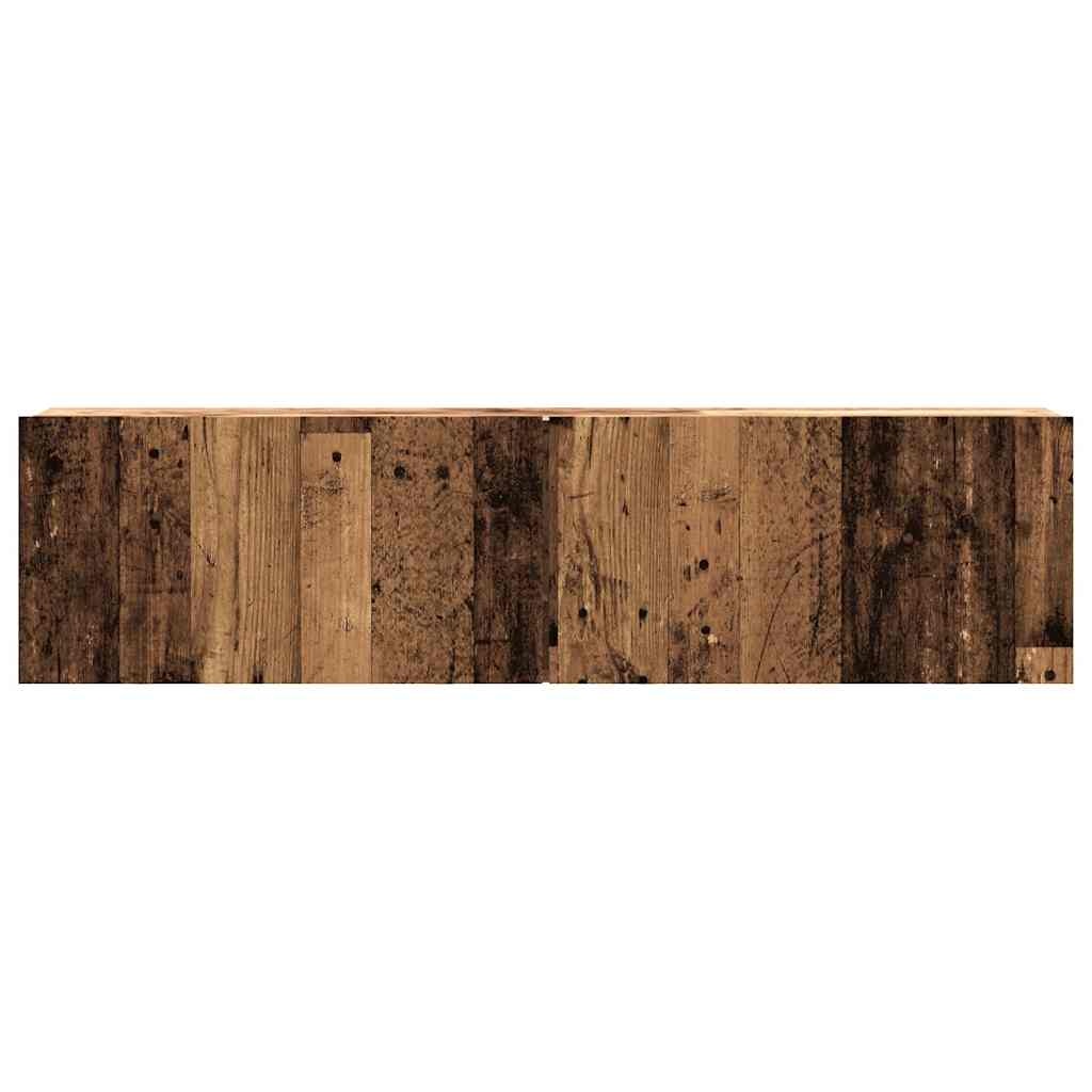 VidaXL Tv-wandmeubel 120x30x30 cm bewerkt hout oud houtkleurig