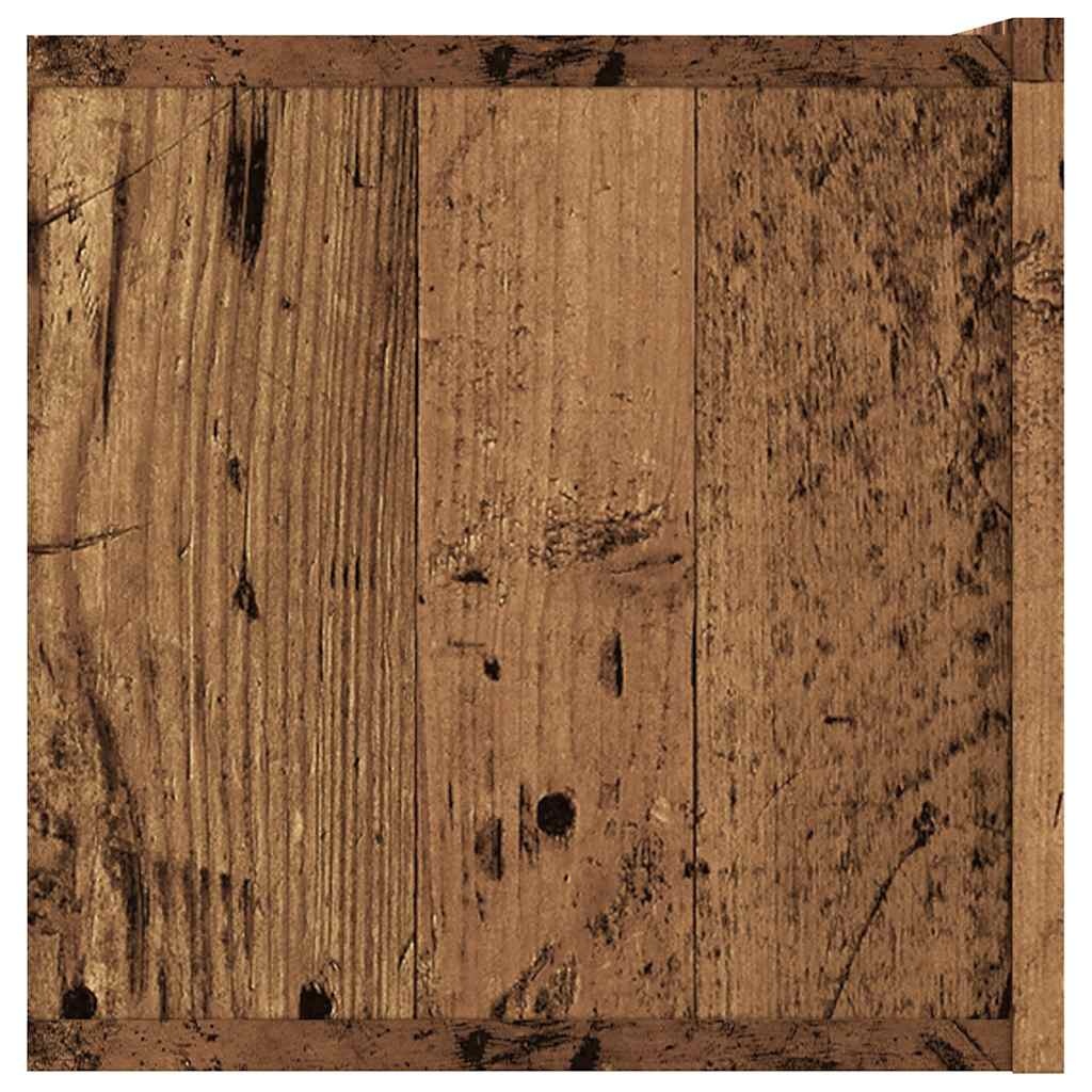 VidaXL Tv-wandmeubel 120x30x30 cm bewerkt hout oud houtkleurig
