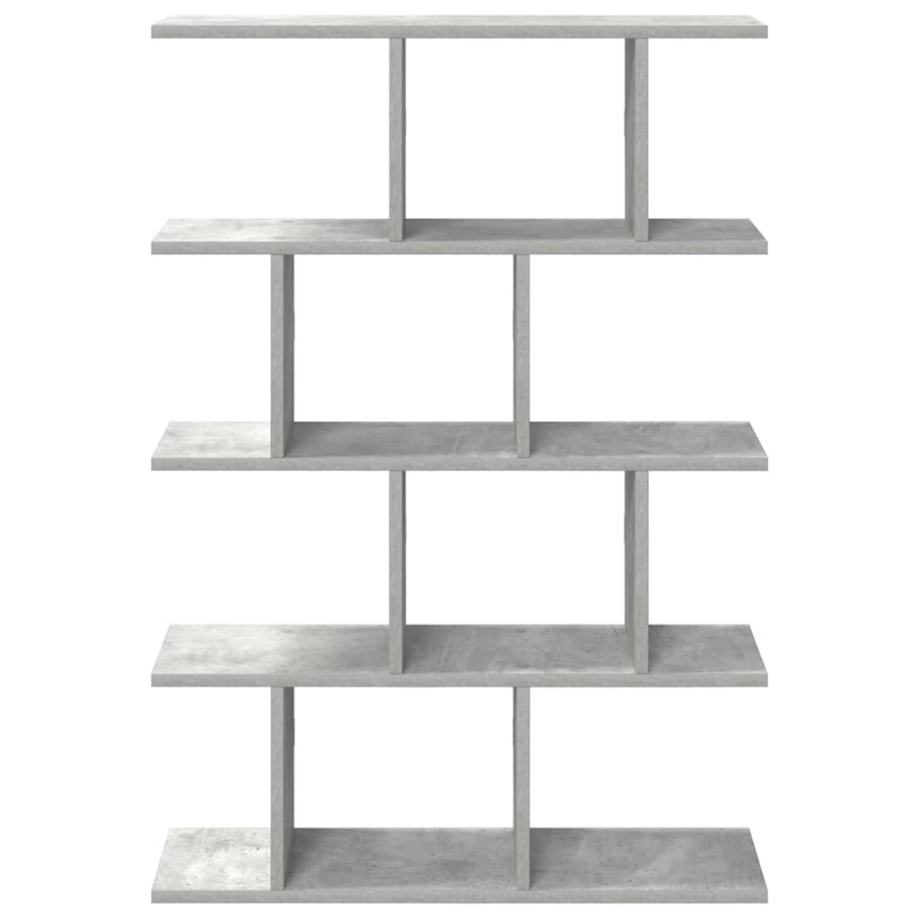 VidaXL Wandschap kubus 12 vakken bewerkt hout betongrijs