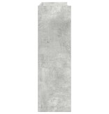 VidaXL Schoenenrek 80x25x81 cm bewerkt hout betongrijs