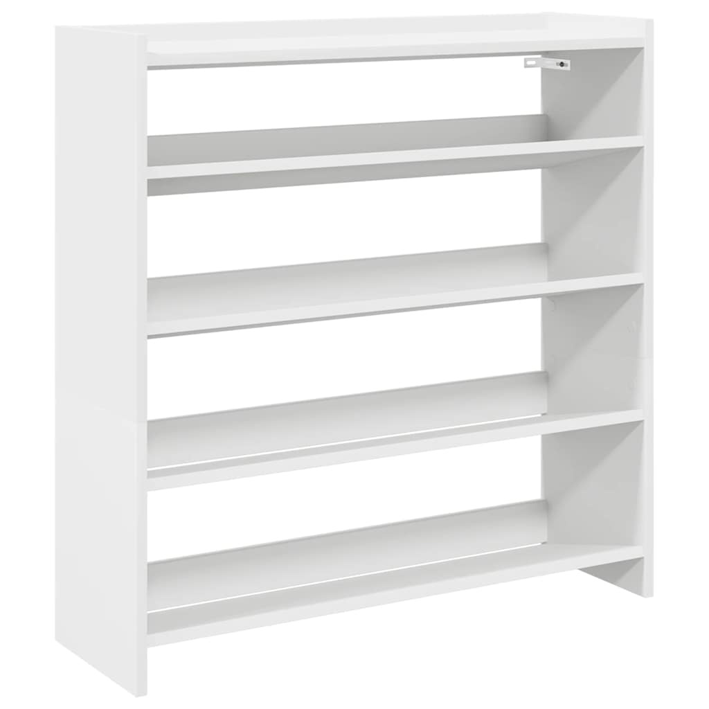 VidaXL Schoenenrek 80x25x81 cm bewerkt hout wit