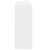 VidaXL Schoenenrek 80x25x81 cm bewerkt hout wit