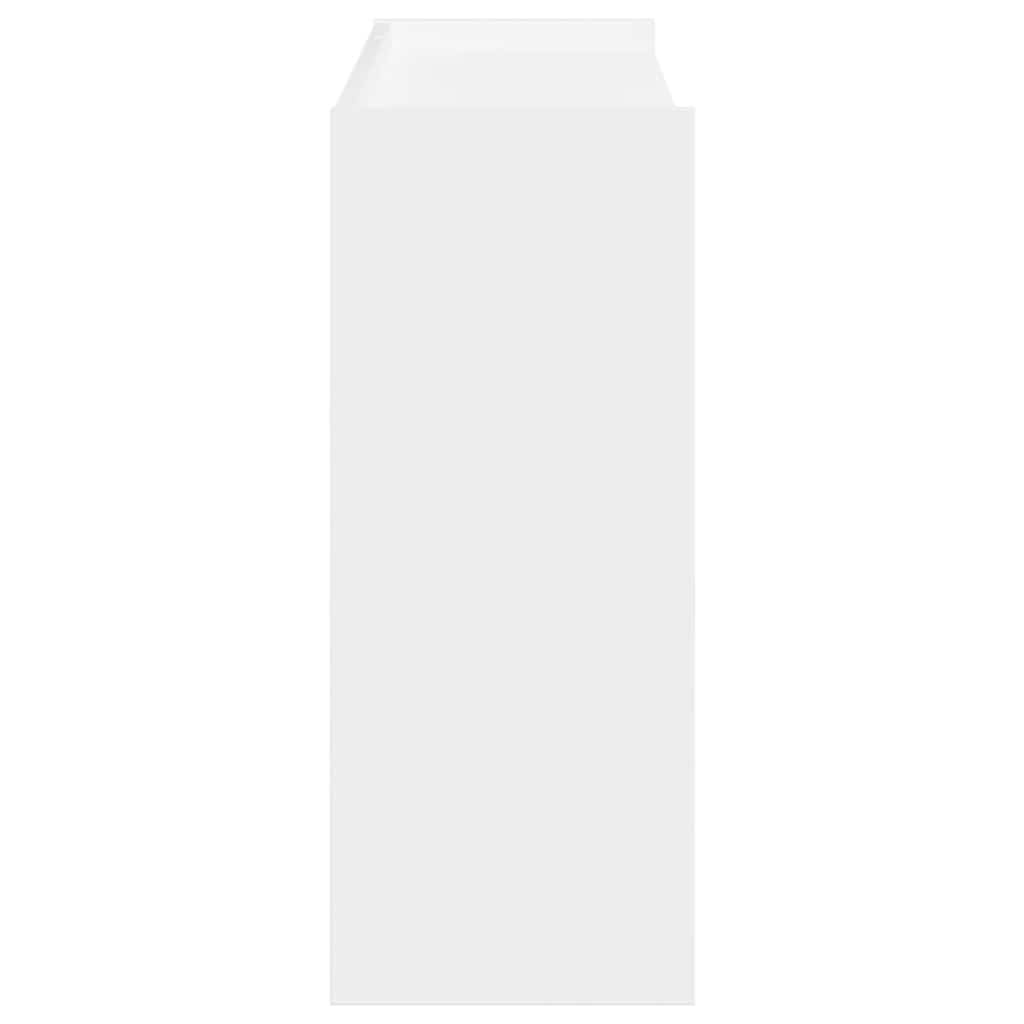 VidaXL Schoenenrek 80x25x81 cm bewerkt hout wit