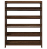 VidaXL Schoenenrek 80x25x100 cm bewerkt hout bruin eikenkleur