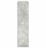 VidaXL Schoenenkast 80x25x100 cm bewerkt hout betongrijs