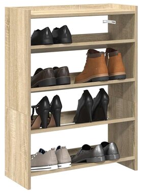 VidaXL Schoenenrek 80x25x61,5 cm bewerkt hout sonoma eikenkleurig