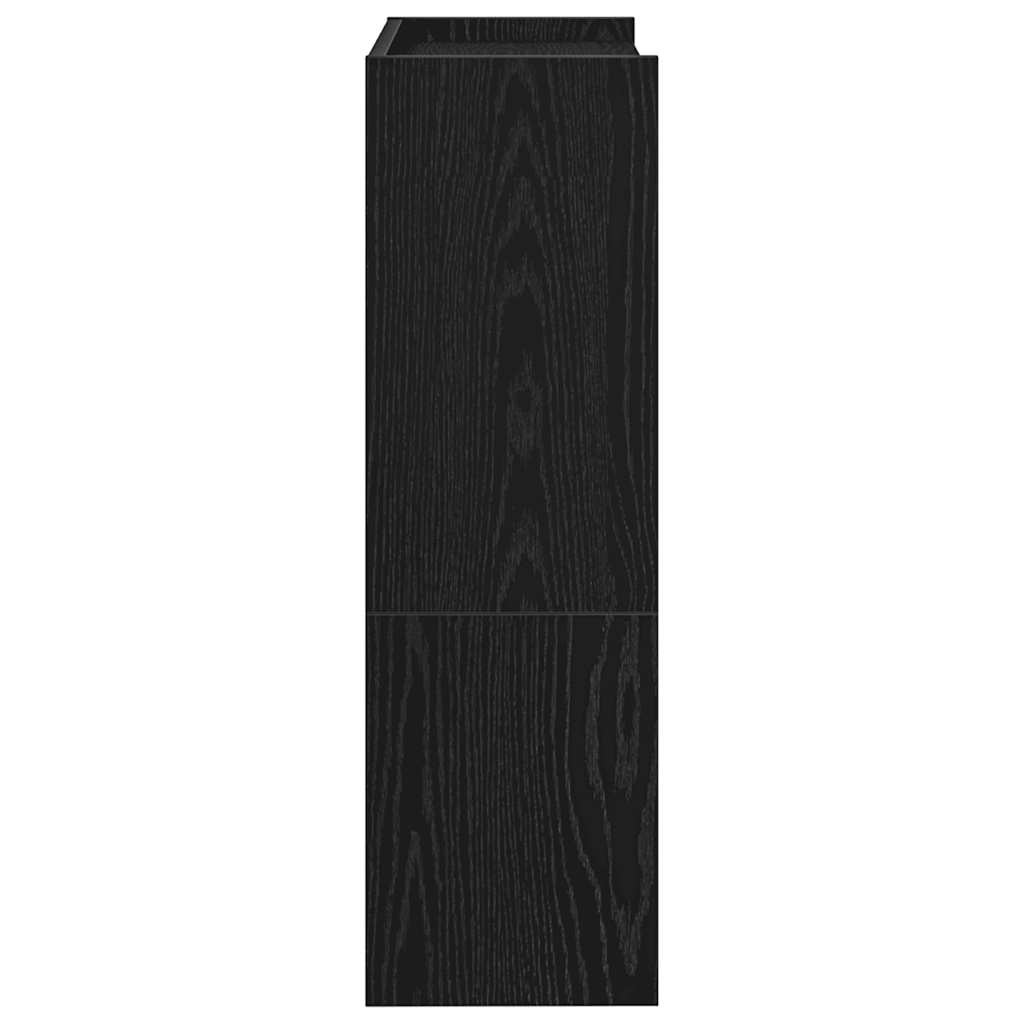 VidaXL Schoenenrek 80x25x61,5 cm bewerkt hout zwart