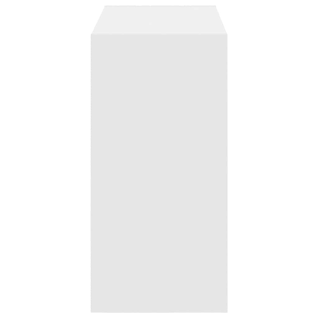 VidaXL Schoenenrekken 2 st stapelbaar 60x30x30,5 cm wit