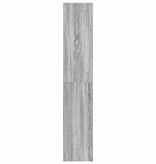 VidaXL Boekenkasten 2 st 30x30x80 cm bewerkt hout grijs sonoma eiken