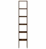 VidaXL Boekenkasten 2 st 30x30x80 cm bewerkt hout gerookt eikenkleurig