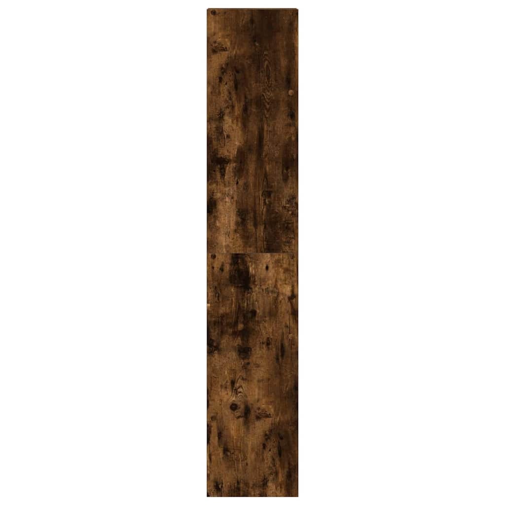 VidaXL Boekenkasten 2 st 30x30x80 cm bewerkt hout gerookt eikenkleurig