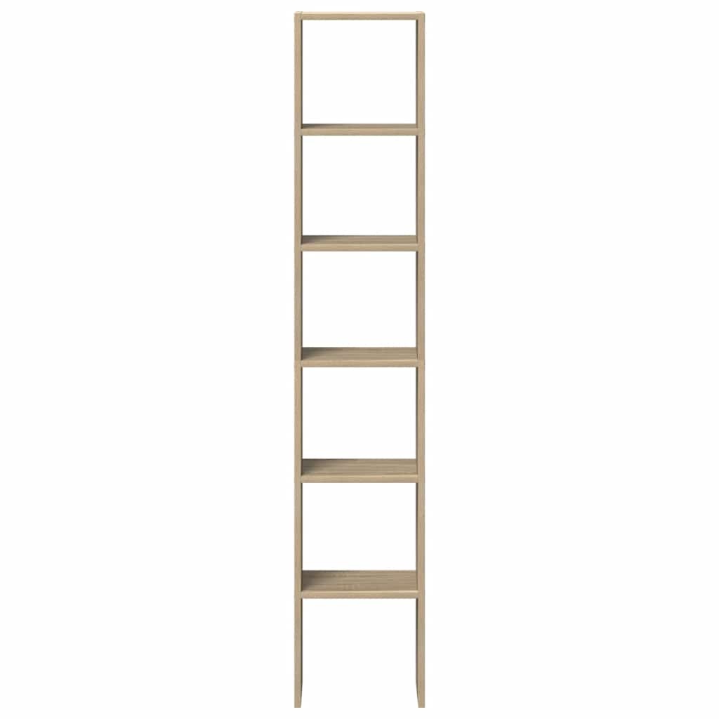 VidaXL Boekenkasten 2 st 30x30x80 cm bewerkt hout sonoma eiken