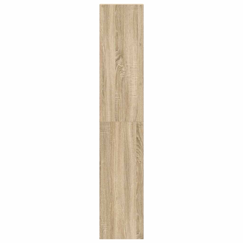VidaXL Boekenkasten 2 st 30x30x80 cm bewerkt hout sonoma eiken
