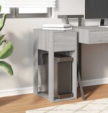 VidaXL Computertorenstandaard met lade 30x44x74 cm grijs sonoma eiken