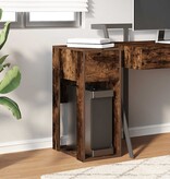 VidaXL Computertorenstandaard met lade 30x44x74 cm gerookt eikenkleur