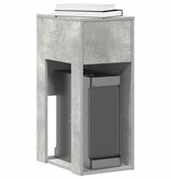 VidaXL Computertorenstandaard met lade 30x44x74 cm betongrijs