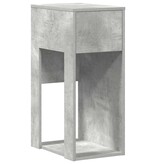 VidaXL Computertorenstandaard met lade 30x44x74 cm betongrijs