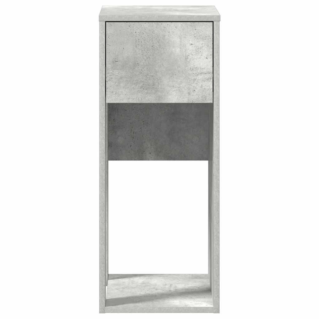 VidaXL Computertorenstandaard met lade 30x44x74 cm betongrijs