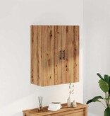 VidaXL Wandkast 69,5x34x90 cm artisanaal eikenkleurig