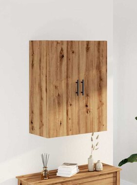 VidaXL Wandkast 69,5x34x90 cm artisanaal eikenkleurig