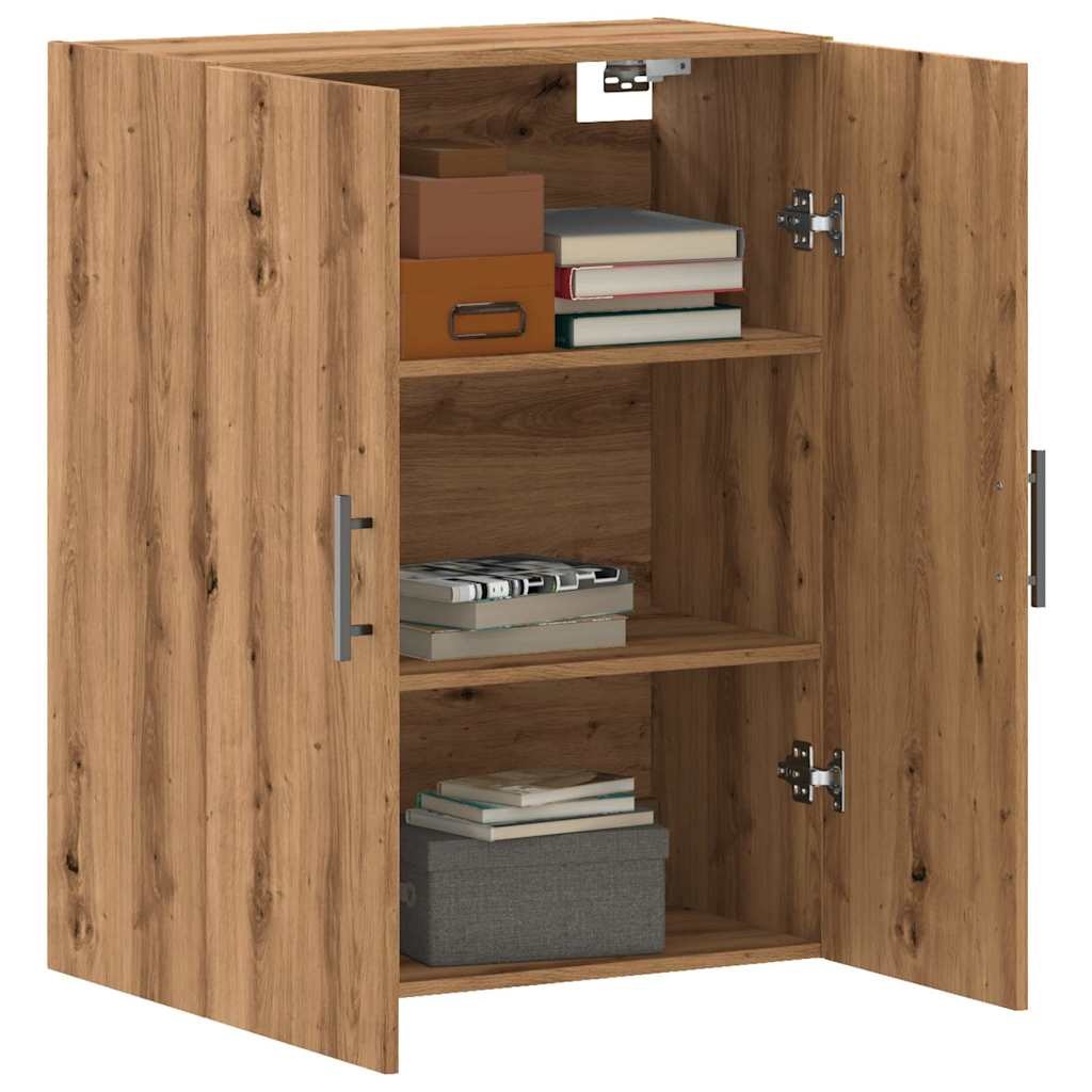 VidaXL Wandkast 69,5x34x90 cm artisanaal eikenkleurig