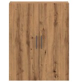VidaXL Wandkast 69,5x34x90 cm artisanaal eikenkleurig
