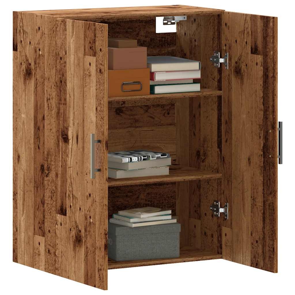 VidaXL Wandkast 69,5x34x90 cm oud houtkleurig