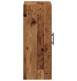 VidaXL Wandkast 69,5x34x90 cm oud houtkleurig