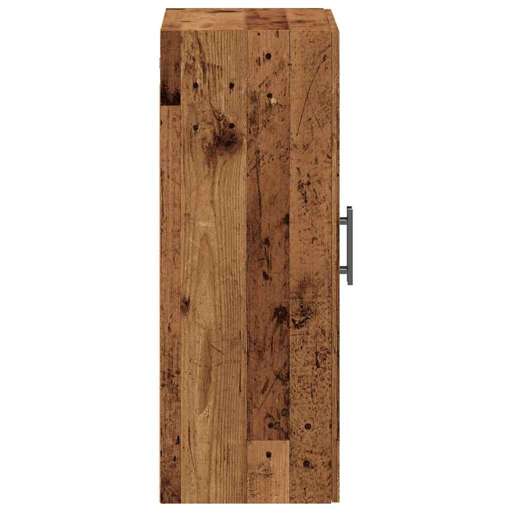 VidaXL Wandkast 69,5x34x90 cm oud houtkleurig