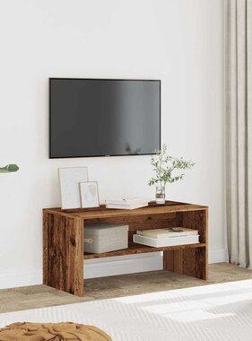 VidaXL Tv-meubel 80x40x40 cm bewerkt hout oud houtkleurig