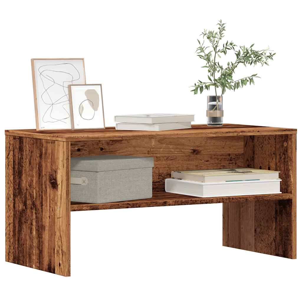 VidaXL Tv-meubel 80x40x40 cm bewerkt hout oud houtkleurig