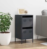 VidaXL Dressoir 35x39x73,5 cm koudgewalst staal antracietkleurig