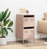 VidaXL Dressoir 35x39x73,5 cm koudgewalst staal roze