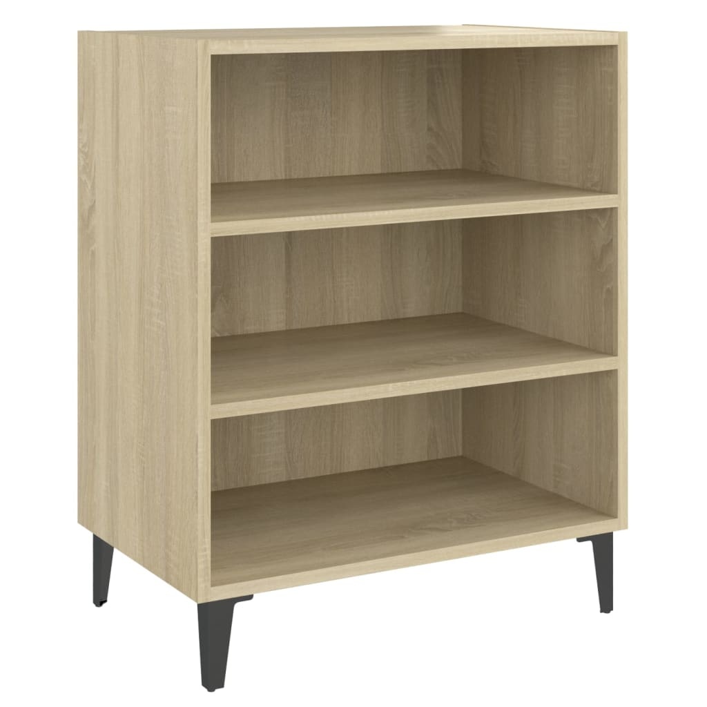 VidaXL Dressoir 57x35x70 cm bewerkt hout sonoma eikenkleurig