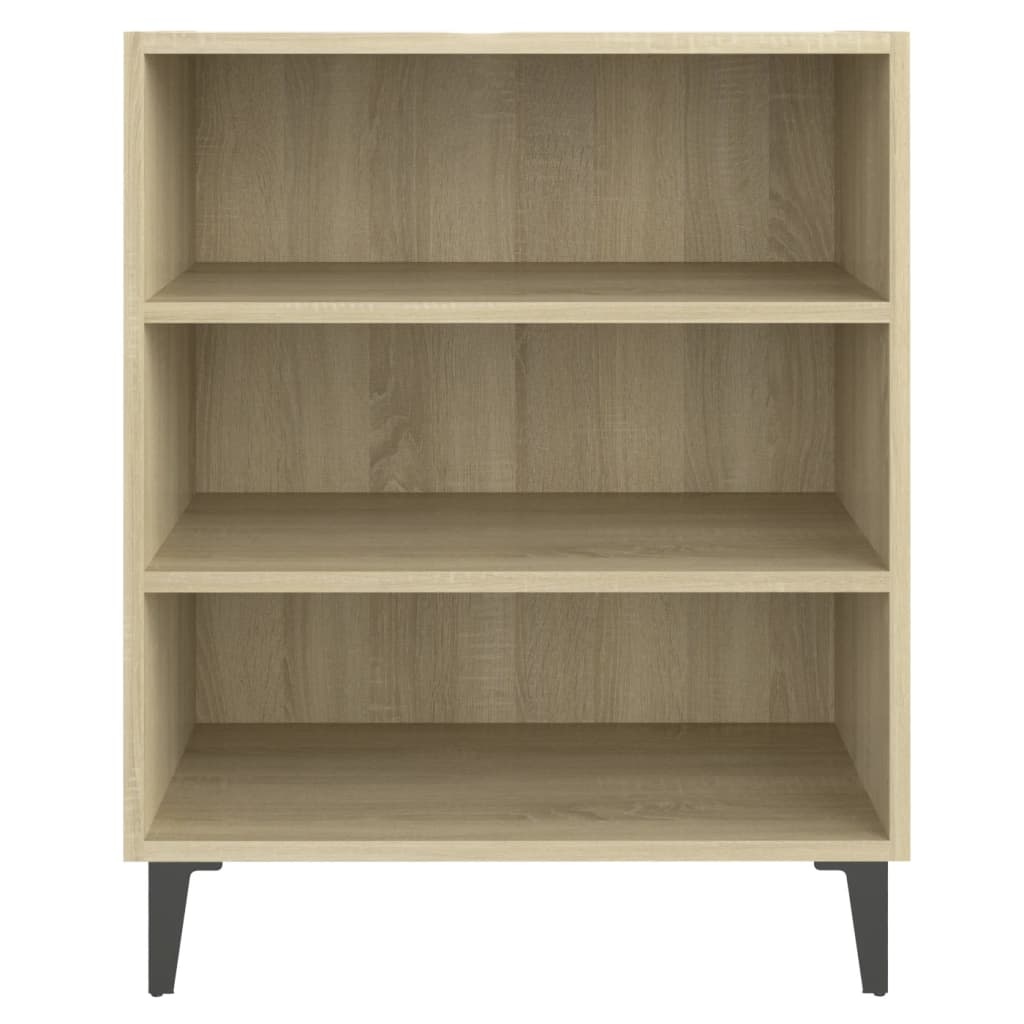 VidaXL Dressoir 57x35x70 cm bewerkt hout sonoma eikenkleurig