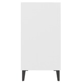 VidaXL Dressoir 57x35x70 cm bewerkt hout wit
