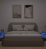 vidaXL Tv-wandmeubels met LED 2 st 30x28,5x30 cm artisanaal eikenkleur