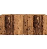 vidaXL Tv-meubel wandgemonteerd 100x30x41 cm oud houtkleurig