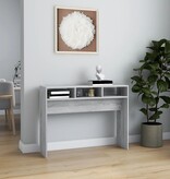 vidaXL Wandtafel 105x30x80 cm bewerkt hout grijs sonoma eikenkleurig