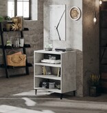 vidaXL Dressoir 57x35x70 cm bewerkt hout betongrijs