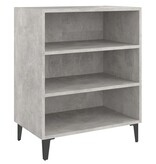 vidaXL Dressoir 57x35x70 cm bewerkt hout betongrijs