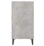 vidaXL Dressoir 57x35x70 cm bewerkt hout betongrijs
