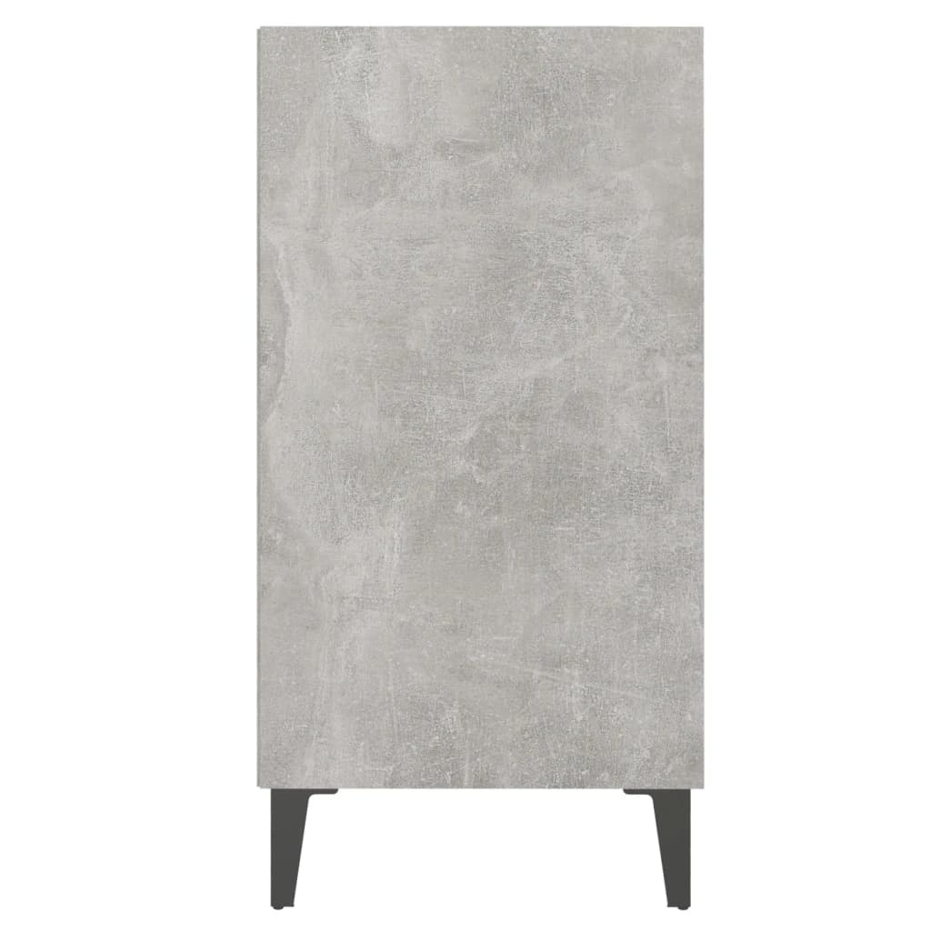 vidaXL Dressoir 57x35x70 cm bewerkt hout betongrijs