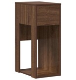 vidaXL Computertorenstandaard met lade 35x45x77 cm bruin eikenkleur