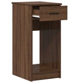 vidaXL Computertorenstandaard met lade 35x45x77 cm bruin eikenkleur