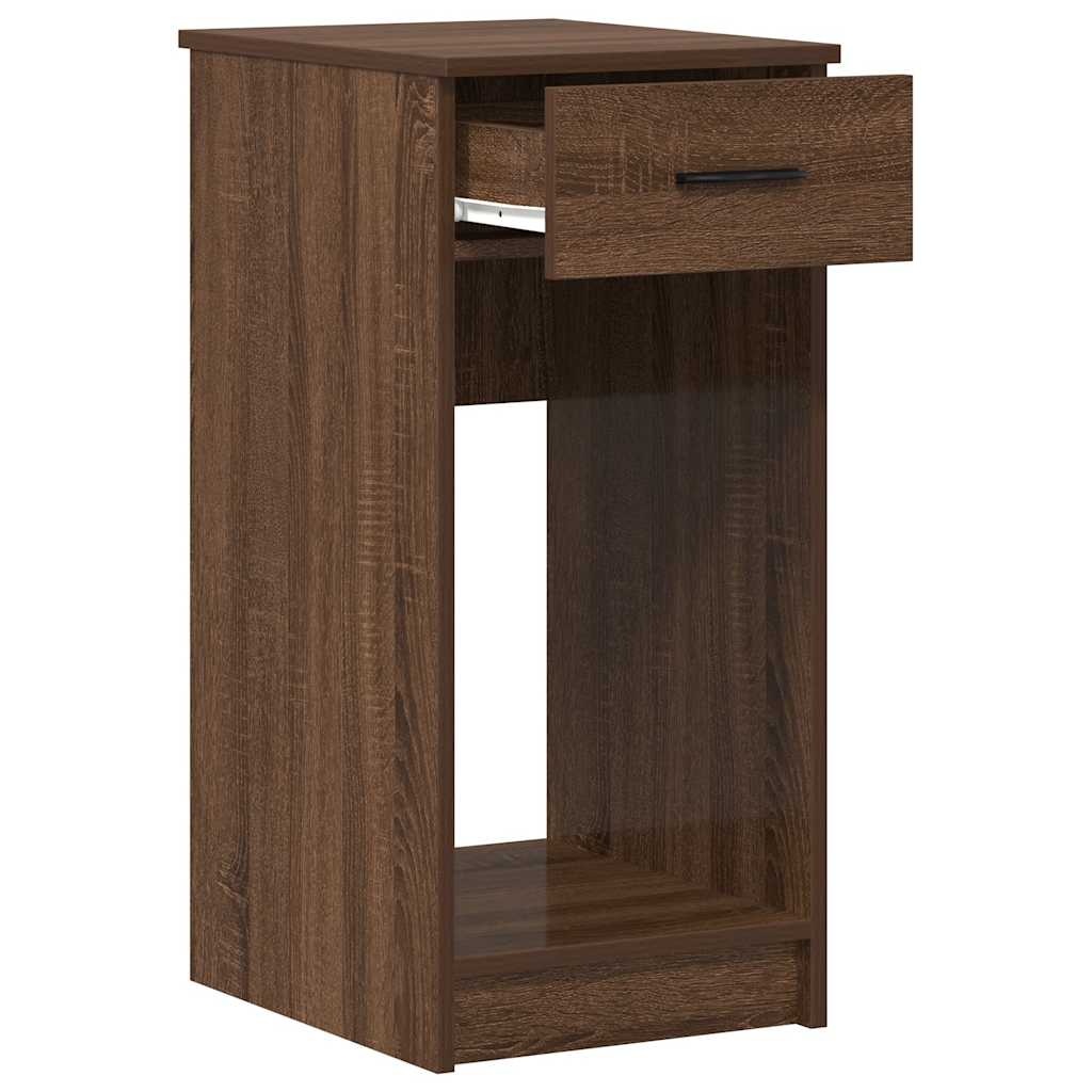 vidaXL Computertorenstandaard met lade 35x45x77 cm bruin eikenkleur