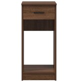 vidaXL Computertorenstandaard met lade 35x45x77 cm bruin eikenkleur