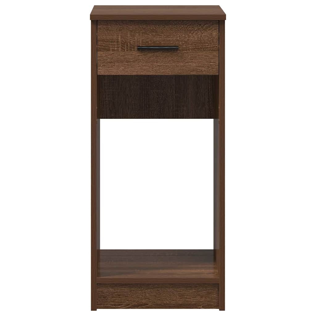vidaXL Computertorenstandaard met lade 35x45x77 cm bruin eikenkleur